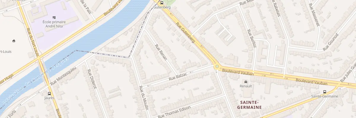 Plan du 7 Rue Renan à Coudekerque-Branche