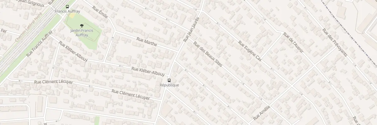 Plan du 5 Rue du Bel Air à Stains