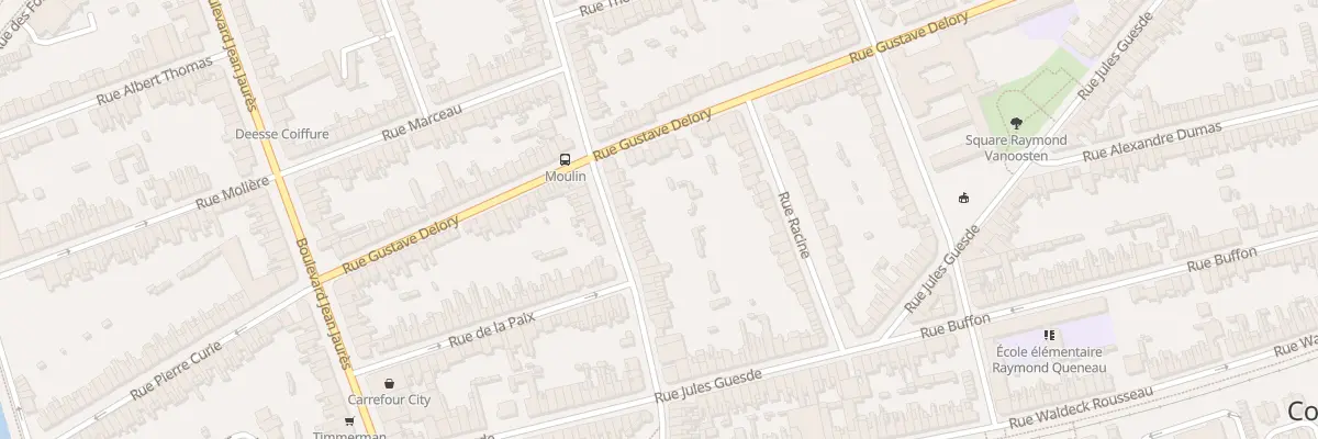 Plan du 42 Rue du Moulin à Coudekerque-Branche