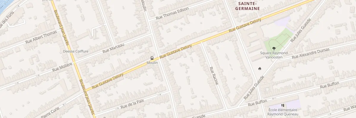 Plan du 70 Rue Gustave Delory à Coudekerque-Branche