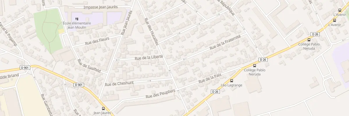Plan du 3 Rue de la Fraternité à Stains