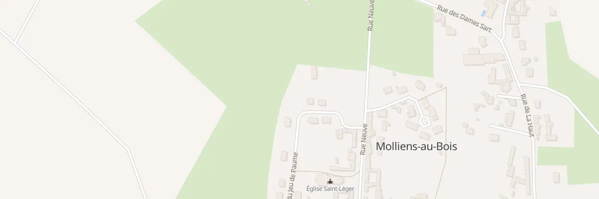 Plan du 17 Rue du Jeu de Paume à Molliens-au-Bois