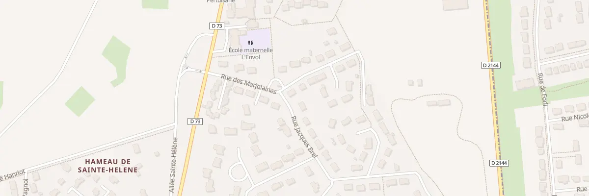 Plan du 12 Rue des Marjolaines à Trouy