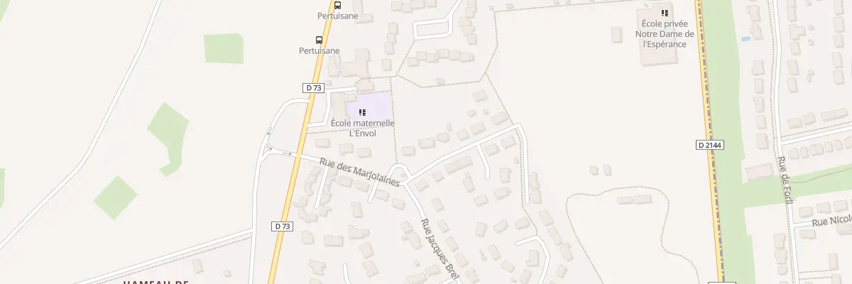 Plan du 9 Rue des Marjolaines à Trouy
