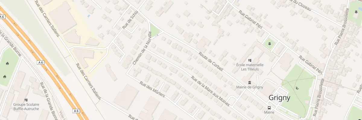 Plan du 11 Rue de la Mare aux Moines à Grigny