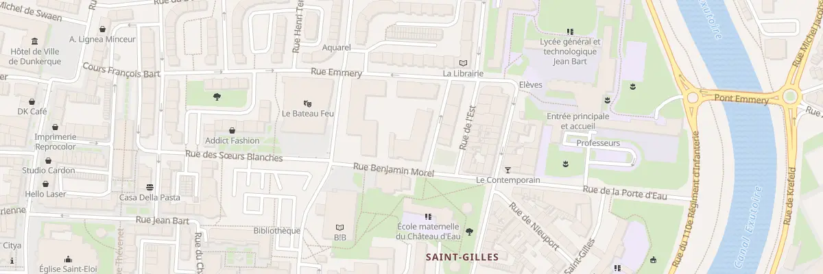 Plan du 1 Rue de l’Ecole de Navigation à Dunkerque