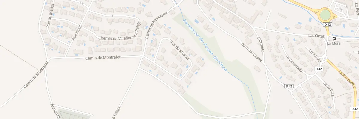 Plan du 9 Rue du Muscat à Palaja