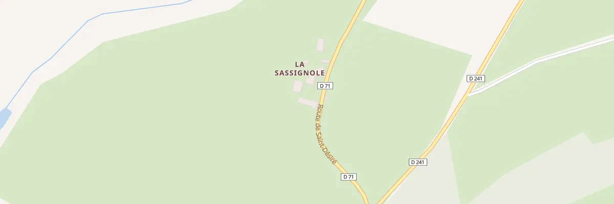 Plan du 1 La Sassignole à Viplaix