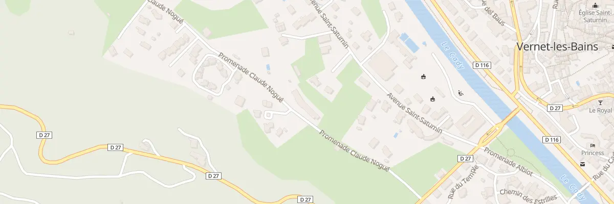 Plan du 511A Prom Claude Nogue à Vernet-les-Bains