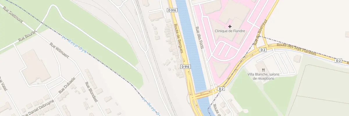 Plan du 67 Rte de Bergues à Coudekerque-Branche