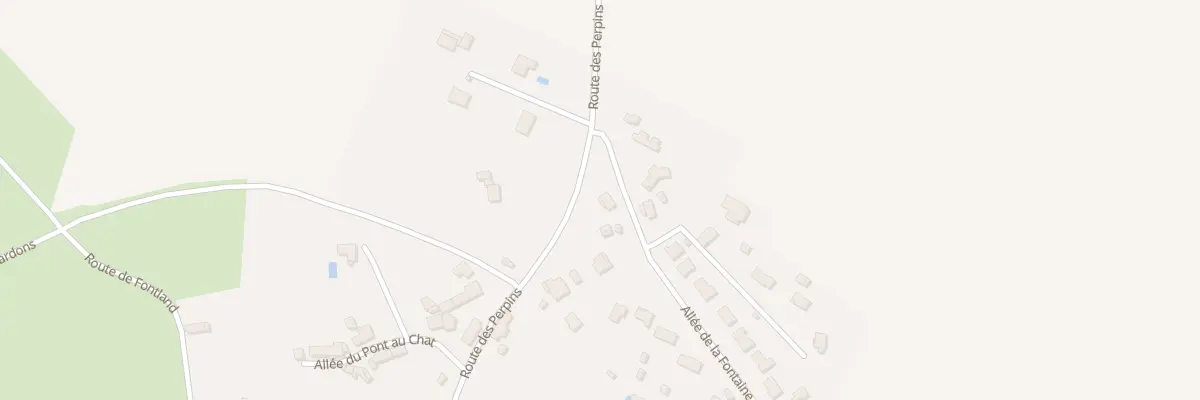 Plan du 2 All de la Fontaine aux Dames à Vasselay