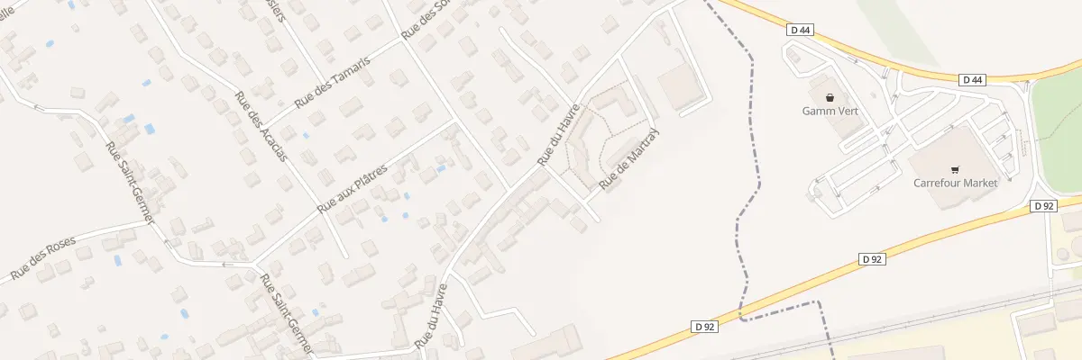 Plan du 3 Rue du Havre à Précy-sur-Oise