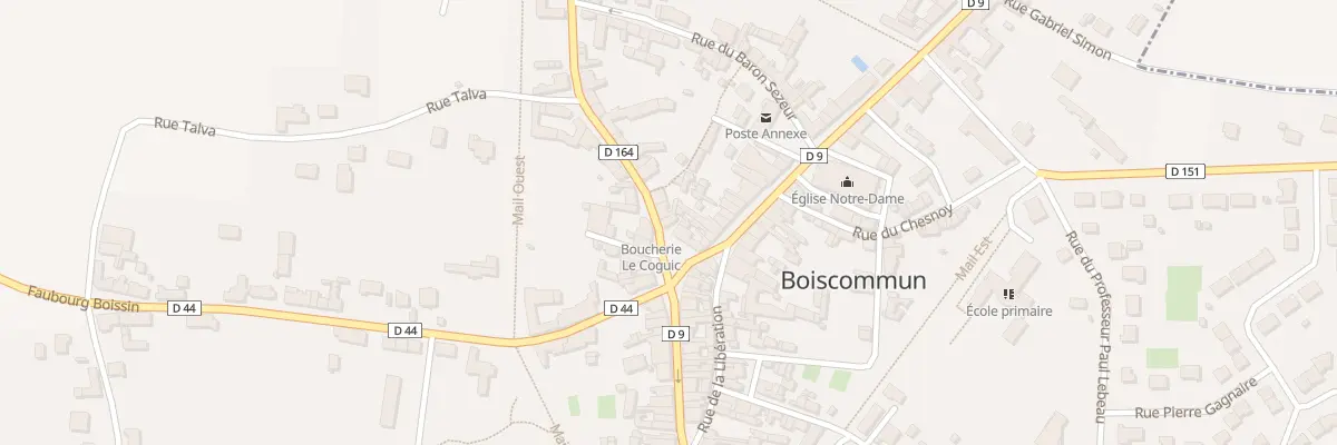Plan du 15 Pl du Marché à Boiscommun