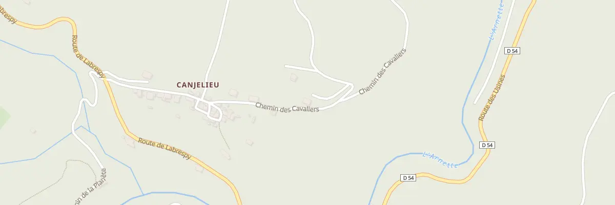 Plan du 11 Che des Cavaliers à Mazamet