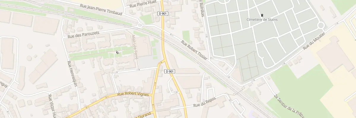 Plan du 20 Av Marcel Cachin à Stains