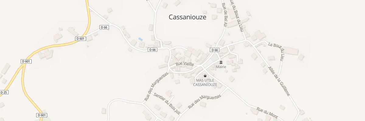 Plan du 4 Rue Vieille à Cassaniouze