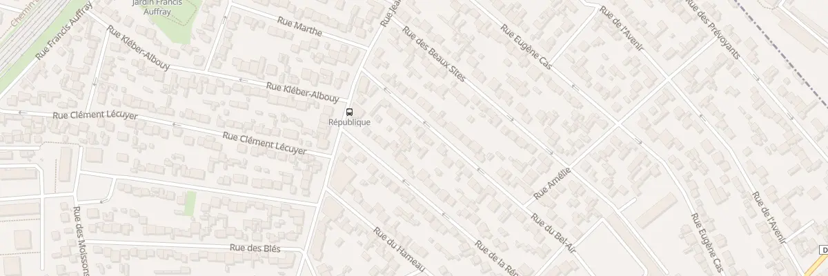 Plan du 14 Rue du Bel Air à Stains
