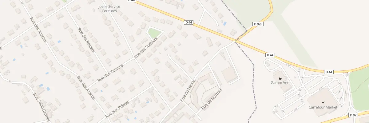Plan du 1 Rue Jardins du Martray à Précy-sur-Oise