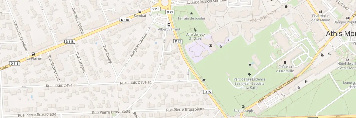 Plan du 19 Rue J B de la Salle à Athis-Mons