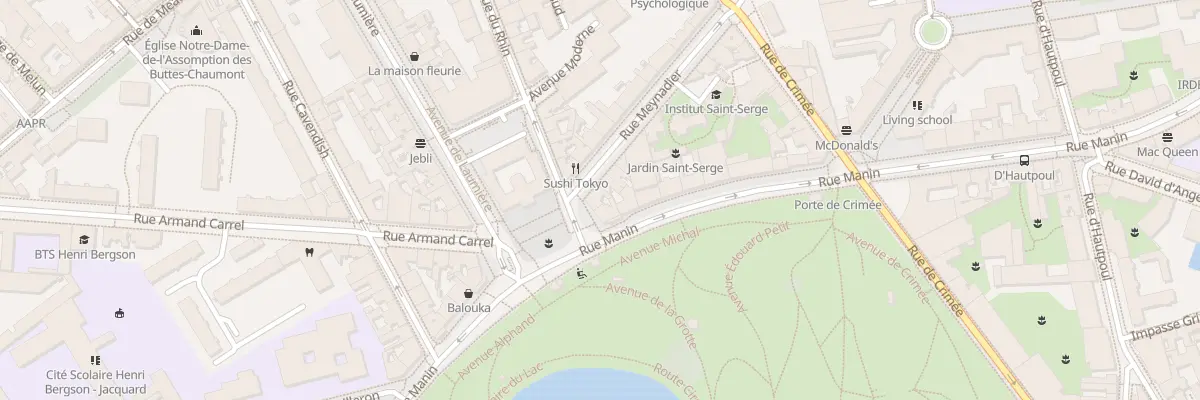 Plan du 4 Pl Roger Madec à Paris 19e Arrondissement