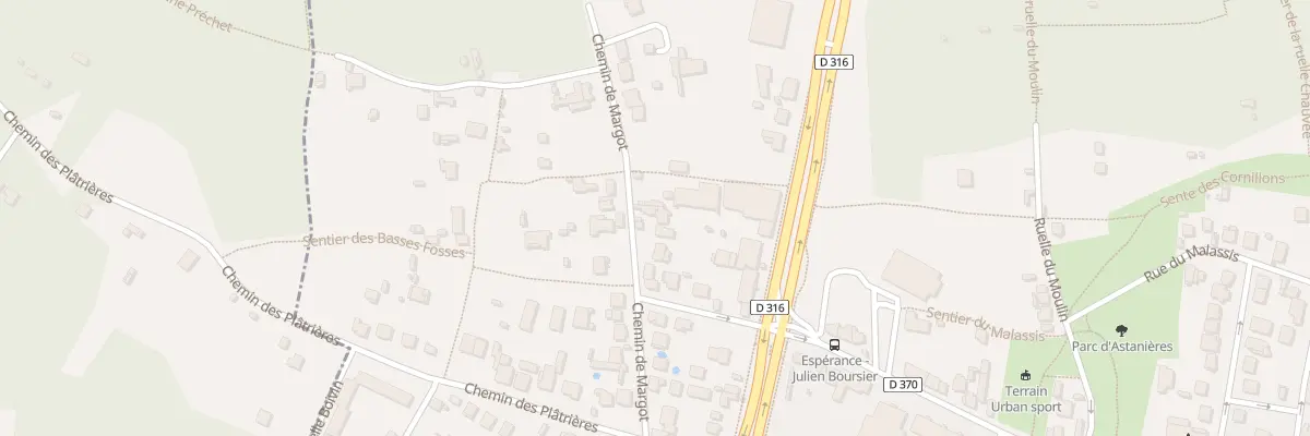 Plan du 9012 Che de Margot à Villiers-le-Bel