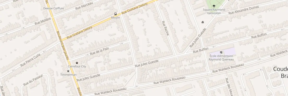 Plan du 20 Rue du Moulin à Coudekerque-Branche