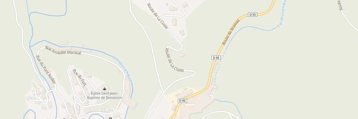 Plan du 2 Rte de La Coste à Boissezon