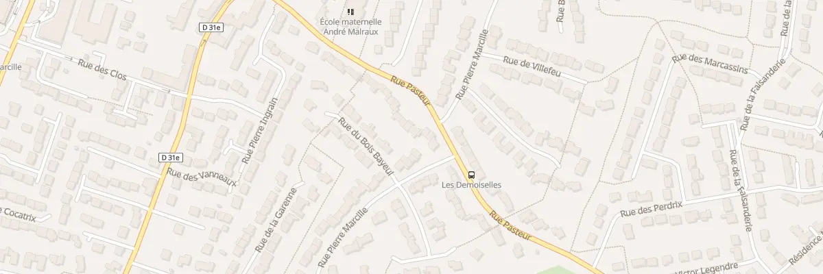 Plan du 38 Rue Pasteur à Bondoufle