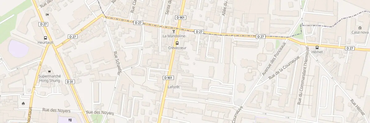 Plan du 52 Bd Anatole France à Aubervilliers