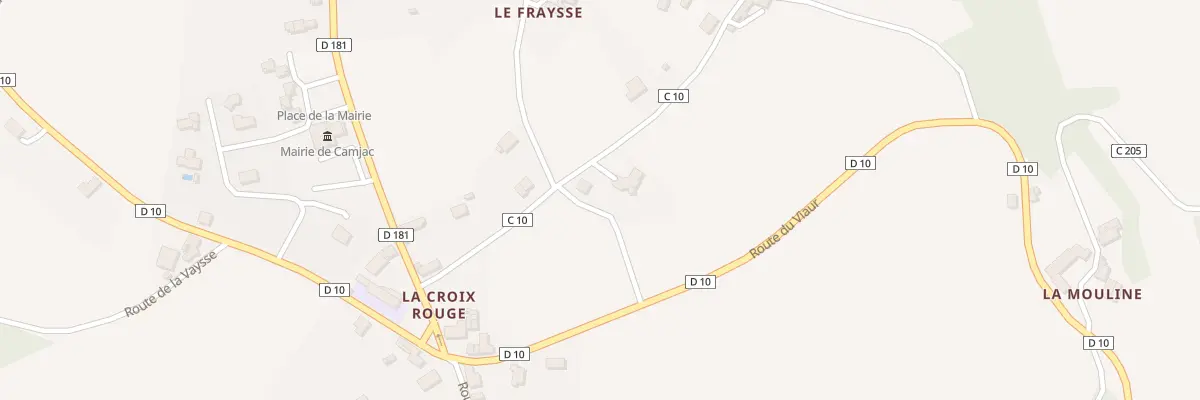Plan du 5174 Le Fraysse à Camjac
