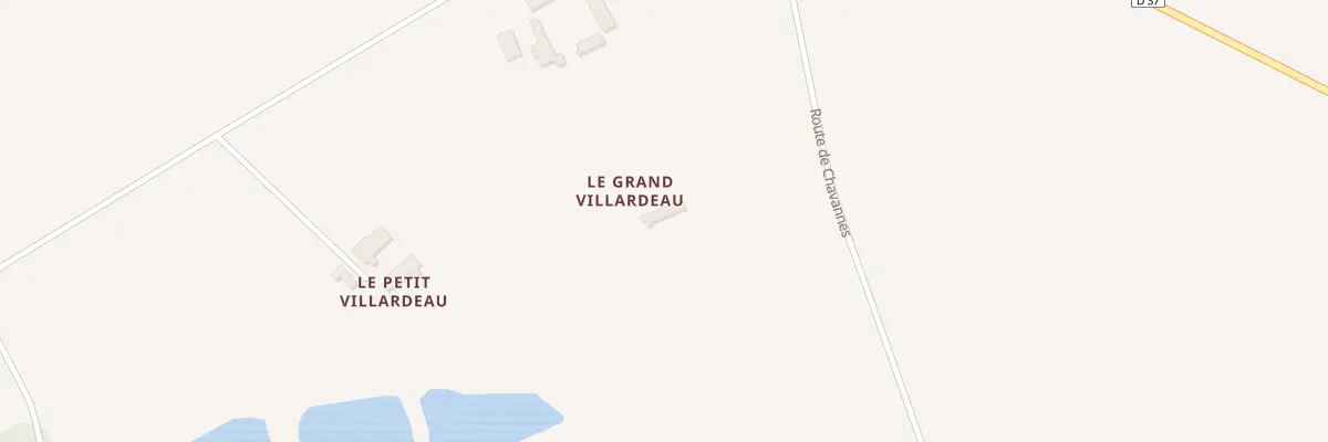 Plan du 119 Le Grand Villardeau à Saint-Loup-des-Chaumes