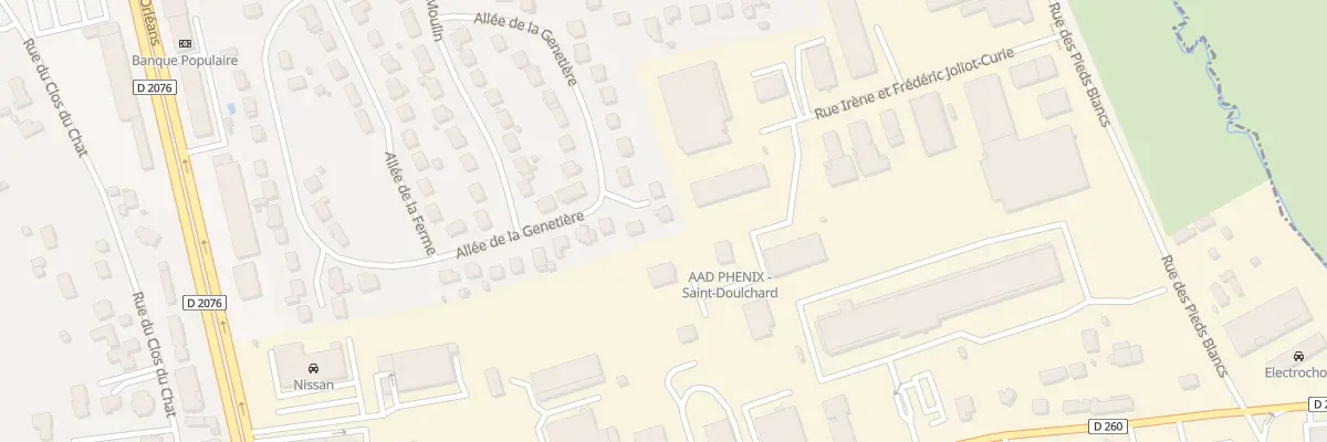 Plan du 23 All de la Genetière à Saint-Doulchard