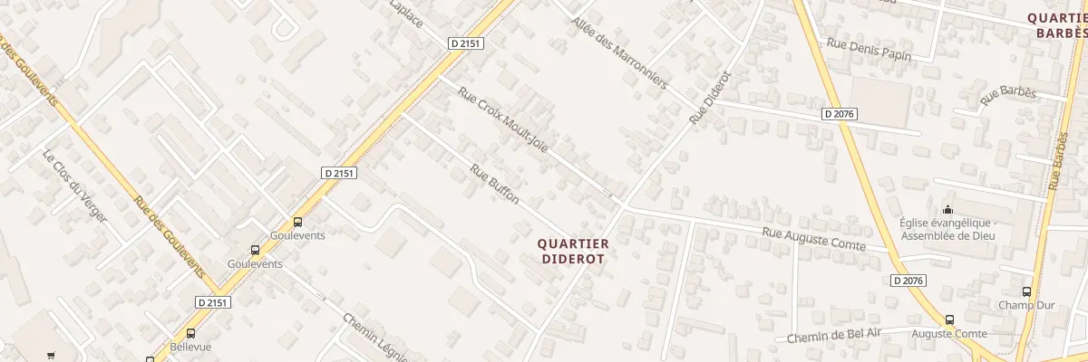 Plan du 10 Rue Croix Moultjoie à Bourges