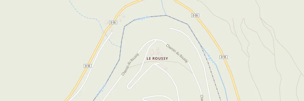 Plan du 5645 Le Roussy à Lacrouzette