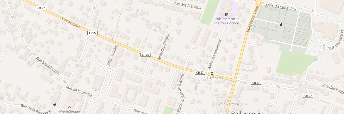 Plan du 26 Rue Ampère à Ballancourt-sur-Essonne