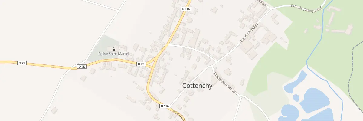 Plan du 2 Rue du Docteur Antonin Mans à Cottenchy