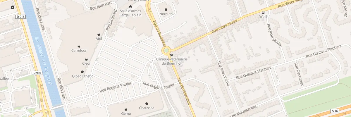 Plan du 83 Rue du Boernhol à Coudekerque-Branche