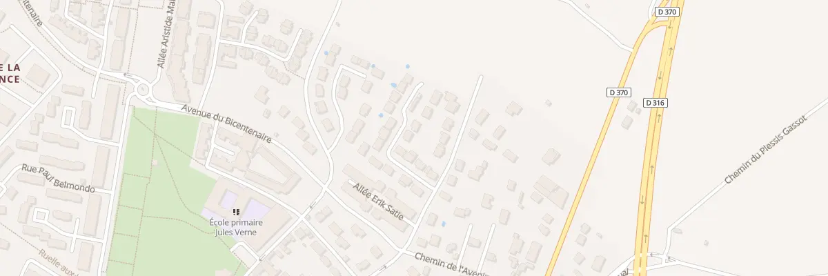 Plan du 10 Rue A. Vivaldi à Écouen