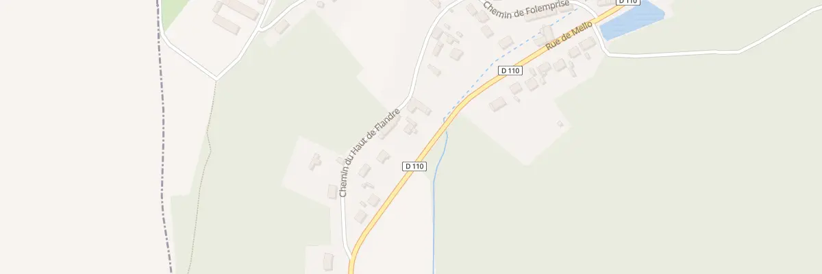 Plan du 56 Rue de Mello à Rousseloy