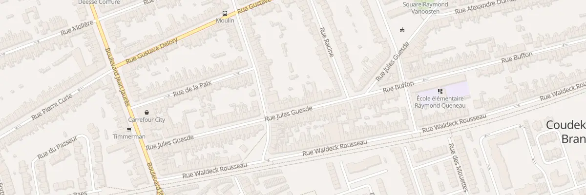 Plan du 61 Rue Jules Guesde à Coudekerque-Branche