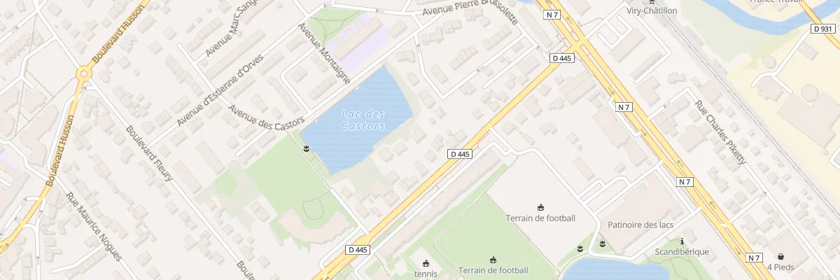 Plan du 18B Rue Francoeur à Viry-Châtillon