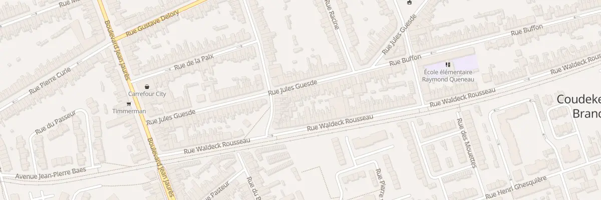 Plan du 62 Rue Jules Guesde à Coudekerque-Branche