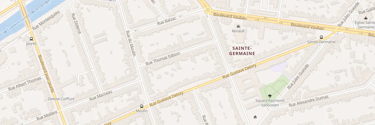 Plan du 28 Rue Thomas Edison à Coudekerque-Branche