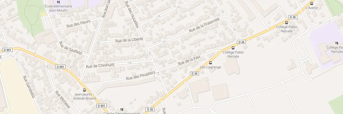Plan du 7 Rue de la Paix à Stains