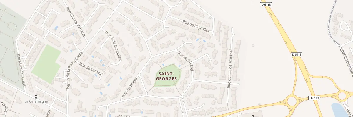 Plan du 10 Rue de l’Orbiel à Carcassonne