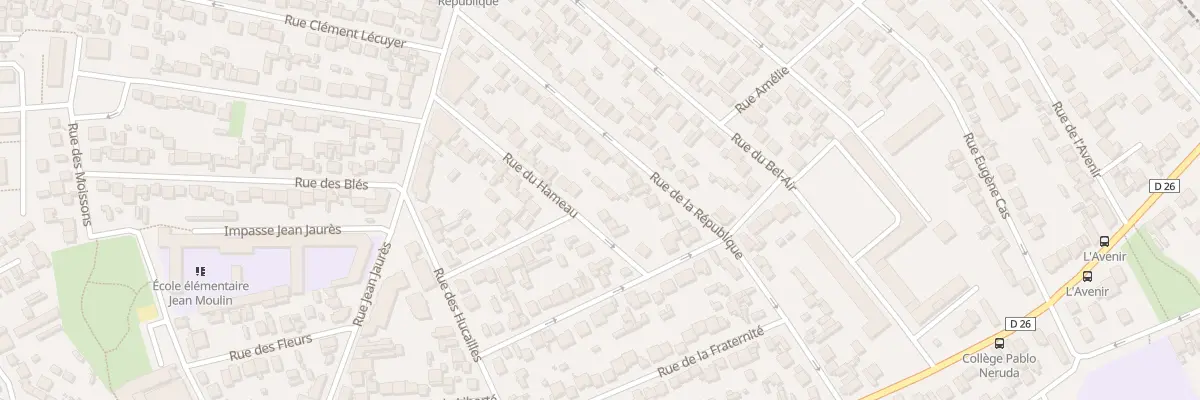 Plan du 27 Rue du Hameau à Stains