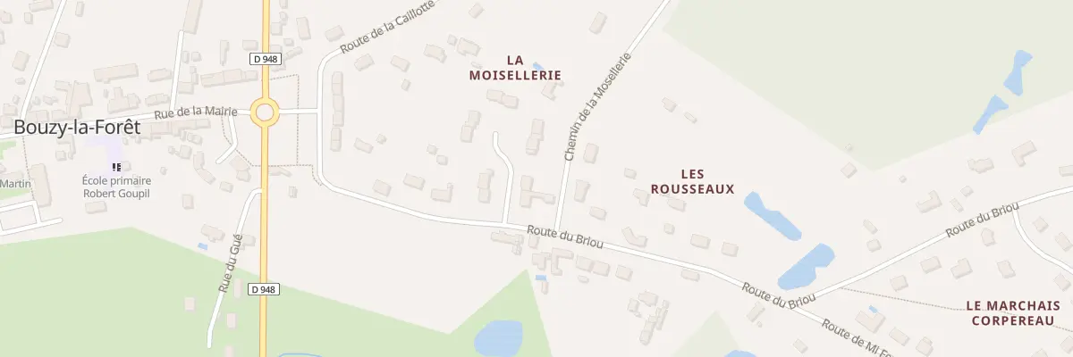 Plan du 2 Lot de la Moisellerie à Bouzy-la-Forêt