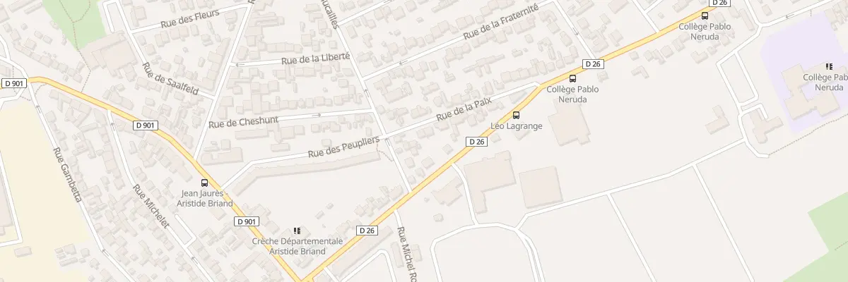 Plan du 4 Rue de la Paix à Stains