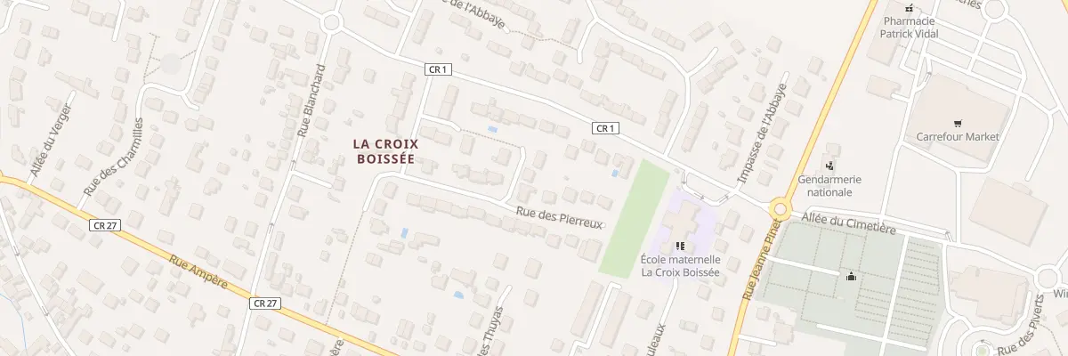 Plan du 23 Rue des Pierreux à Ballancourt-sur-Essonne