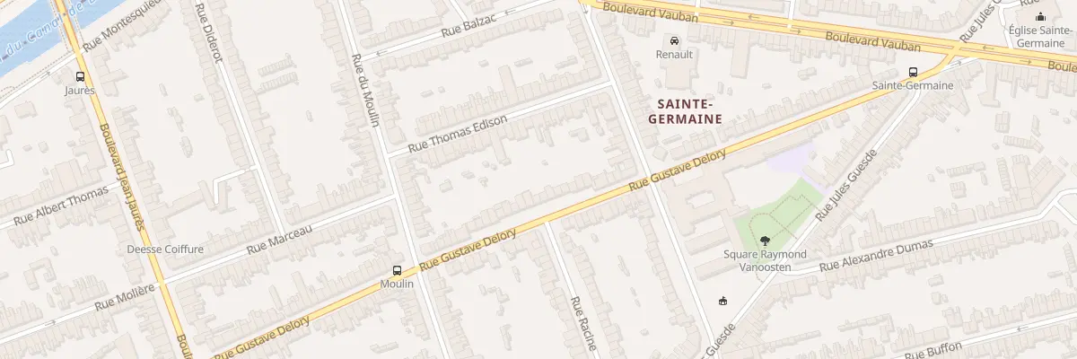 Plan du 89 Rue Gustave Delory à Coudekerque-Branche